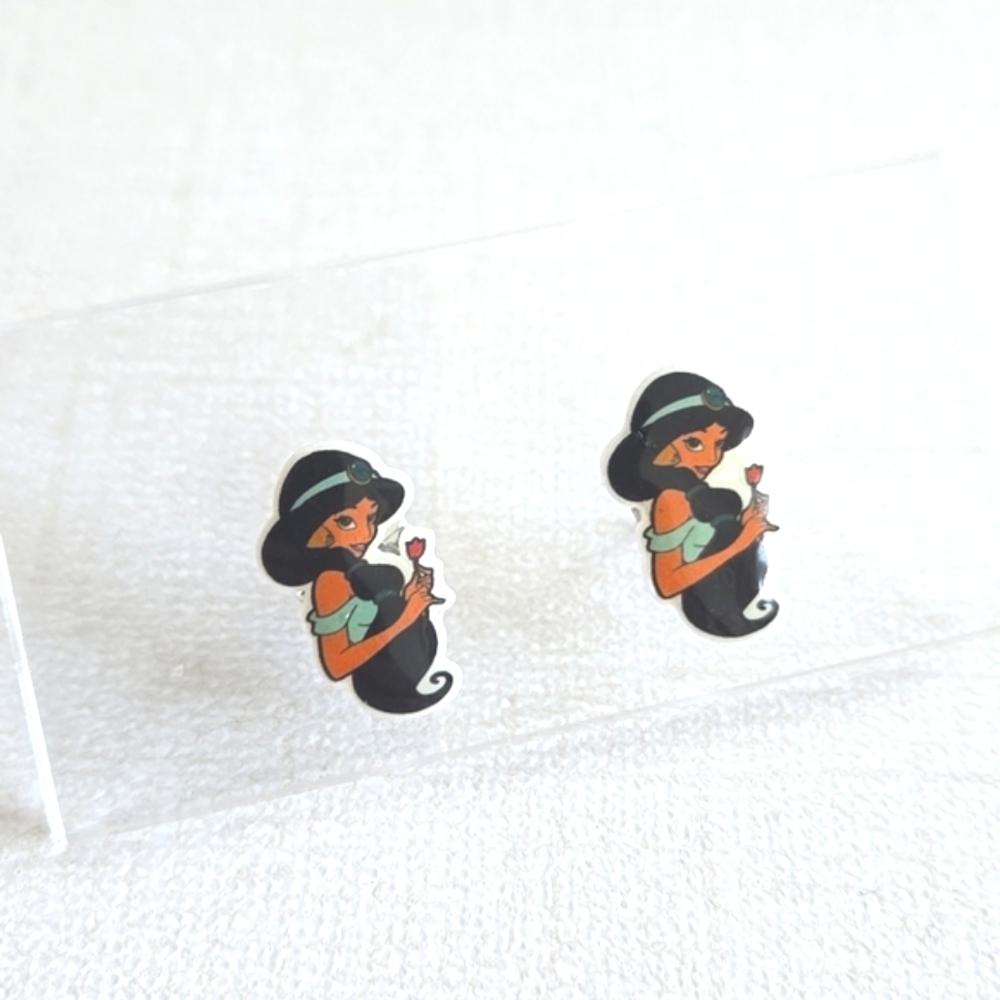Disney Pixar Epoxy Studs - Princess Jasmine from Aladdin